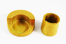 Load image into Gallery viewer, Tanzi Magnetic Vape Pen Stand Golden Color, Vape holder, E-Cigarette Holder, E-Cigarette Stand, Vape Cartridge Stand,510 Thread, Stoner Gift