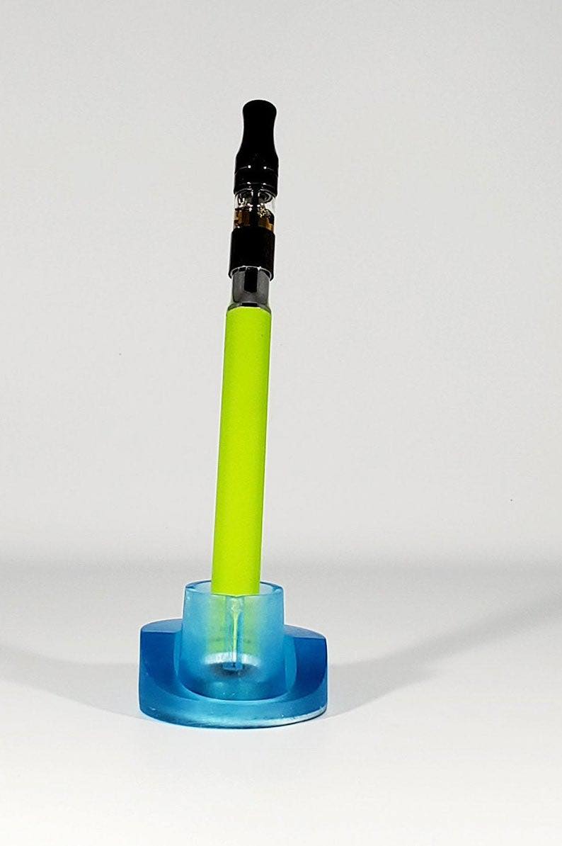 FREE Vape Pen Included Black Light Fluorescent Magnetic Vape Pen Stand| Holder| Weed| Stoner Gift|Cannabis|Cartridge|510 Thread| PAX Holder|Ooze|Battery