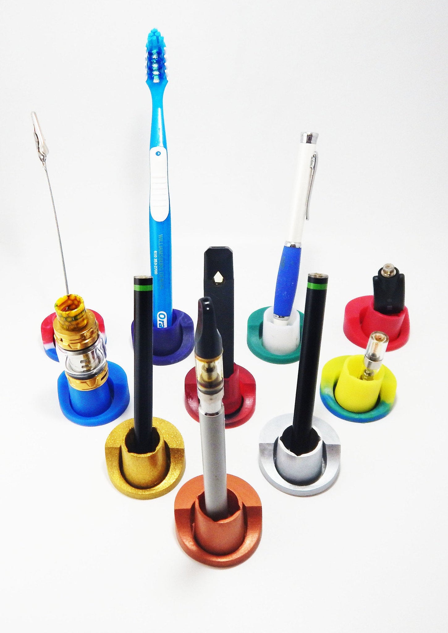 Tanzi Magnetic Vape Pen Stand Golden Color, Vape holder, E-Cigarette H Vape Stand Store Tanzi Magnetic Vape Pen Stand Golden Color, Vape holder, E-Cigarette H Vape Stand Store